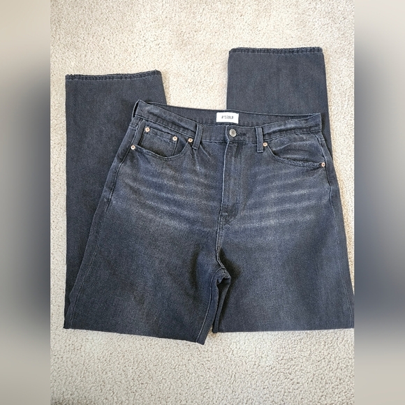 Cassie Super High Rise Straight in Retrograde PISTOLA 30 - Picture 3 of 11